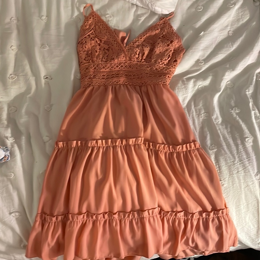 Cute eco wish dress with open back